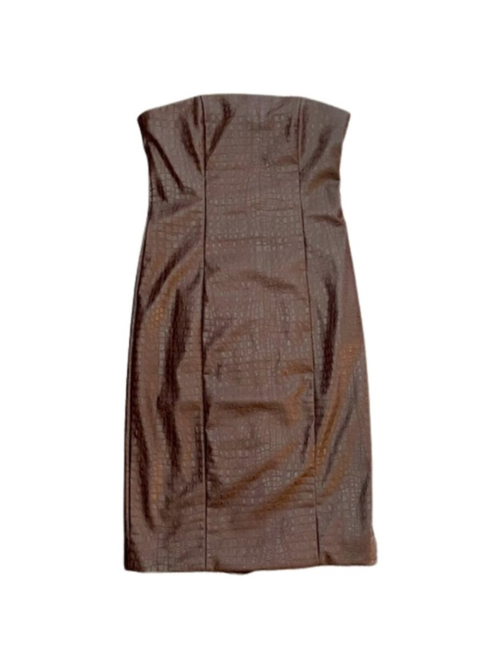 7 For All Mankind Faux Snakeskin Dress